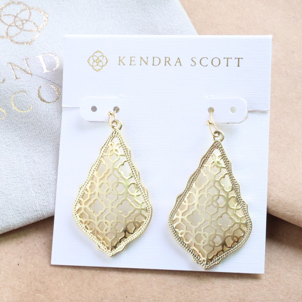 Kendra Scott Addie Earrings - Gold Filigree Mix